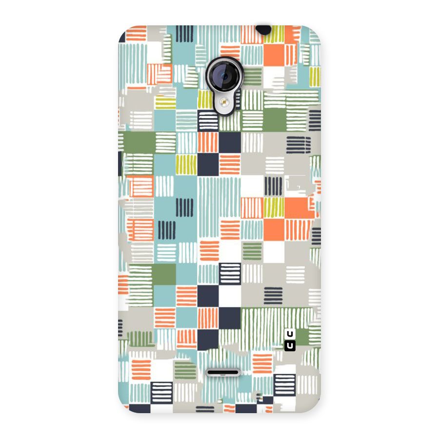 Tiny Boxes Stripes Back Case for Micromax Unite 2 A106