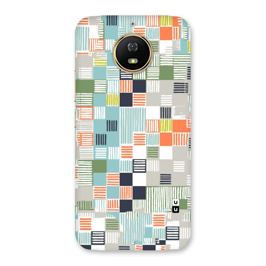 Tiny Boxes Stripes Back Case for Moto G5s
