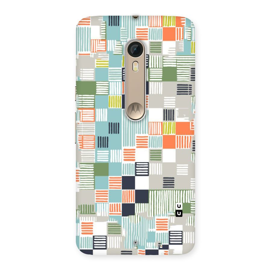 Tiny Boxes Stripes Back Case for Motorola Moto X Style