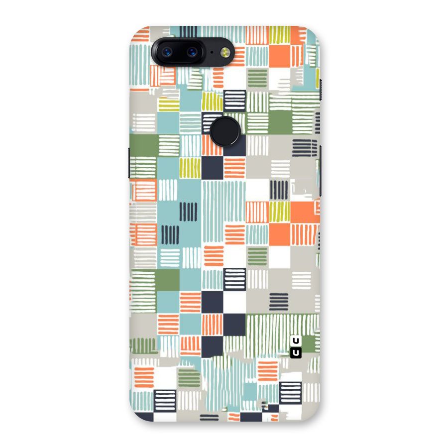 Tiny Boxes Stripes Back Case for OnePlus 5T