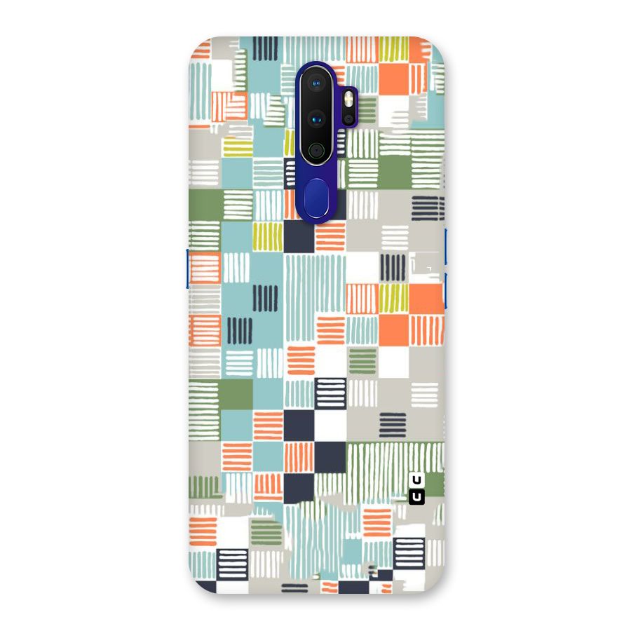 Tiny Boxes Stripes Back Case for Oppo A9 (2020)