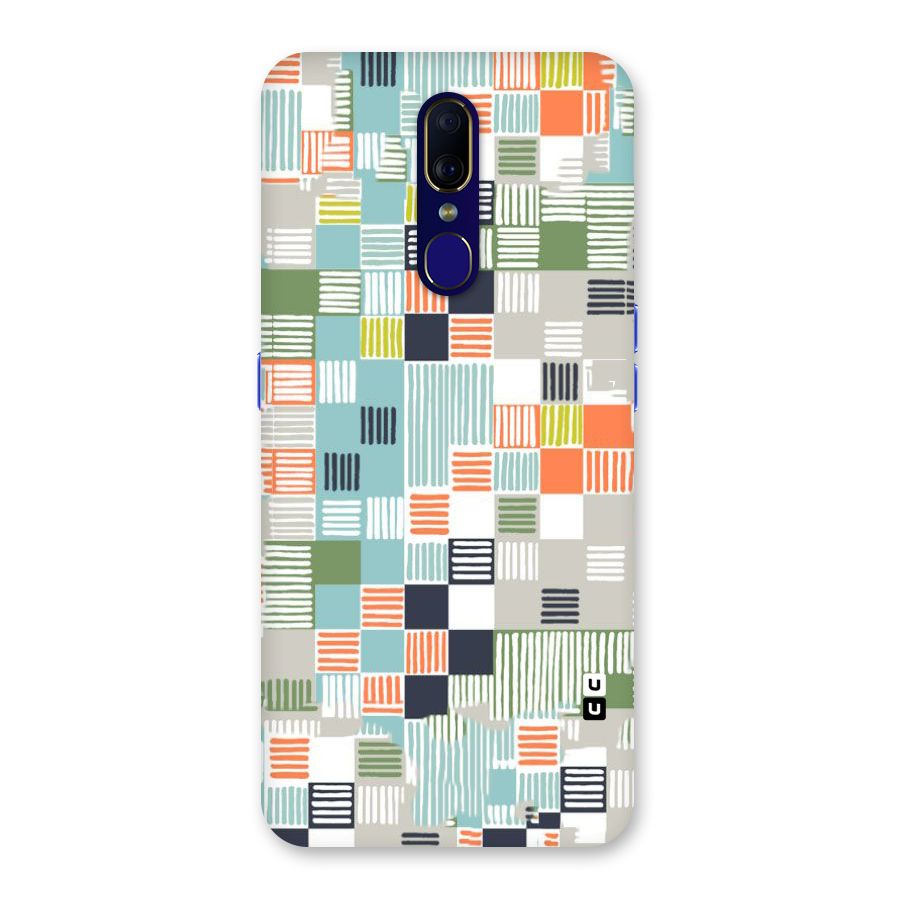 Tiny Boxes Stripes Back Case for Oppo F11