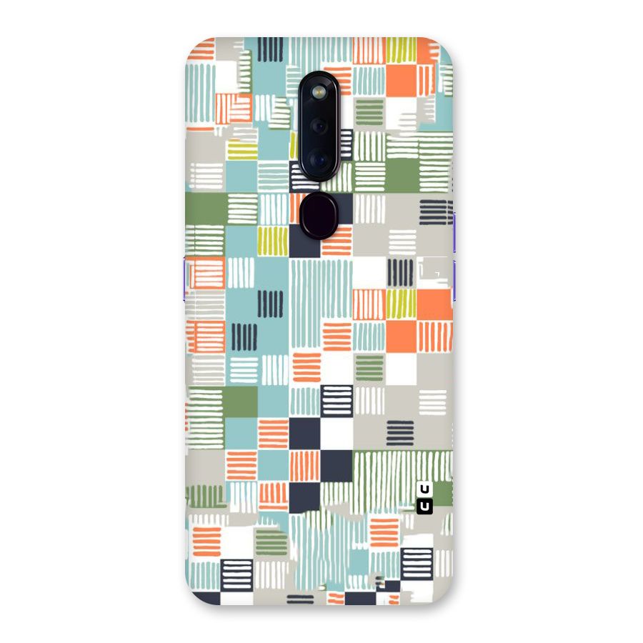 Tiny Boxes Stripes Back Case for Oppo F11 Pro