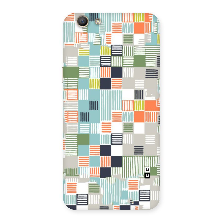 Tiny Boxes Stripes Back Case for Oppo F1s