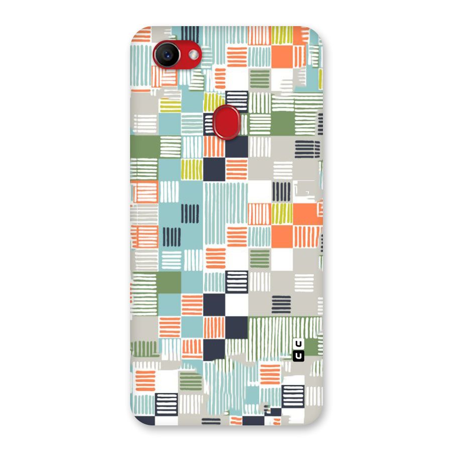 Tiny Boxes Stripes Back Case for Oppo F7
