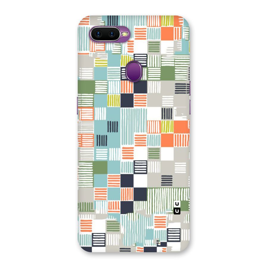 Tiny Boxes Stripes Back Case for Oppo F9
