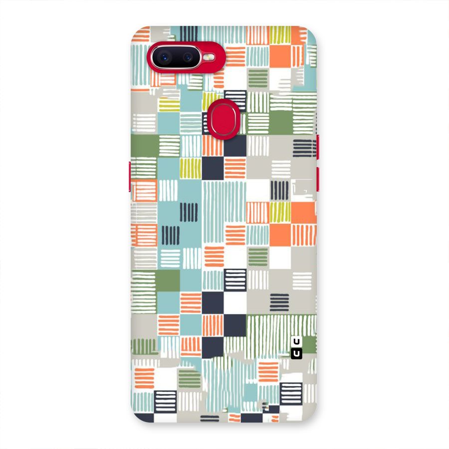 Tiny Boxes Stripes Back Case for Oppo F9 Pro
