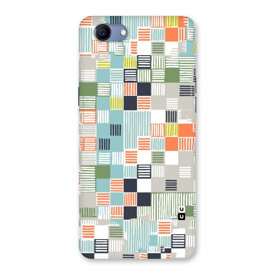 Tiny Boxes Stripes Back Case for Oppo Realme 1