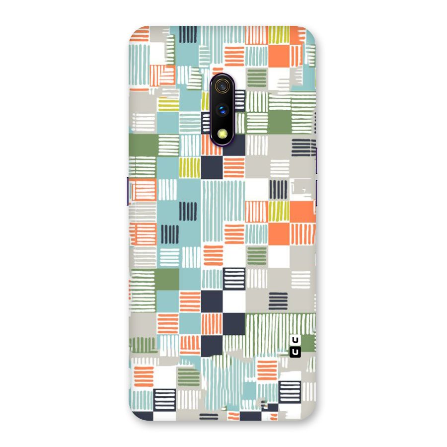 Tiny Boxes Stripes Back Case for Realme X
