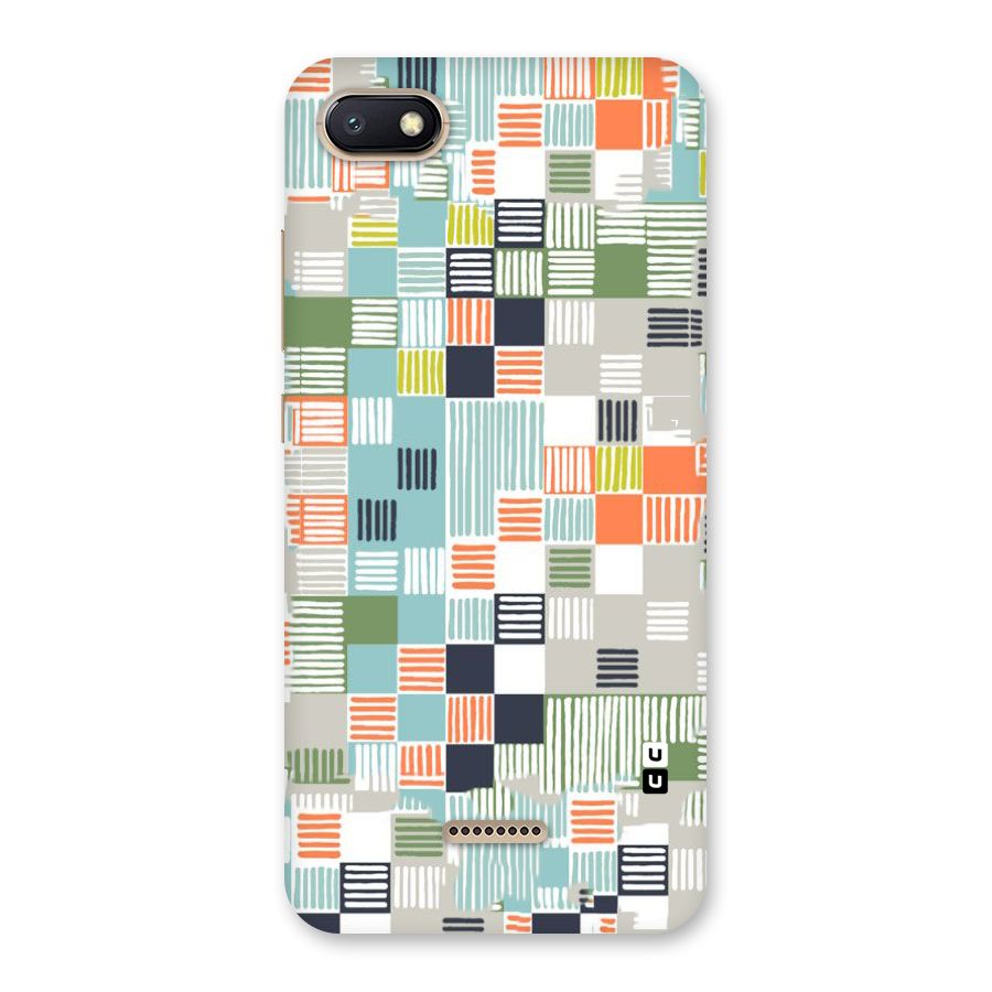 Tiny Boxes Stripes Back Case for Redmi 6A