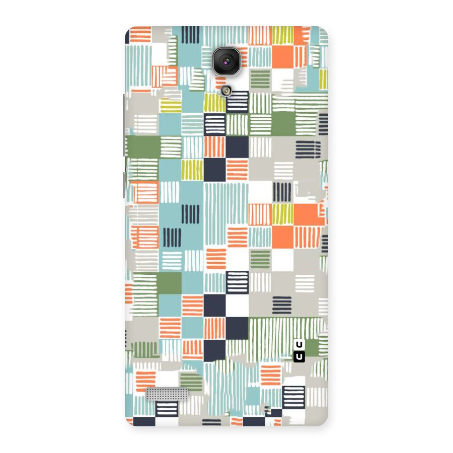 Tiny Boxes Stripes Back Case for Redmi Note Prime