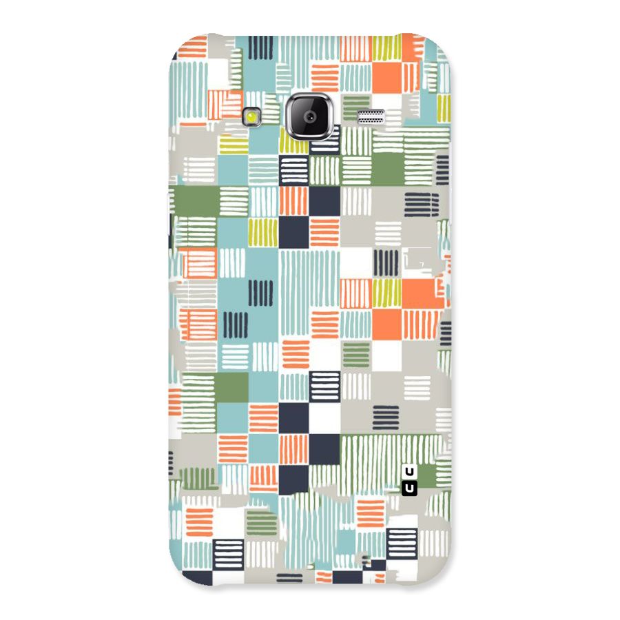 Tiny Boxes Stripes Back Case for Samsung Galaxy J5