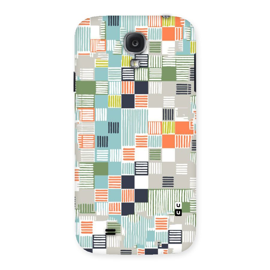 Tiny Boxes Stripes Back Case for Samsung Galaxy S4