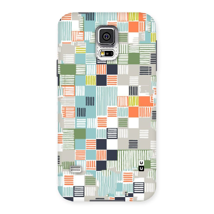 Tiny Boxes Stripes Back Case for Samsung Galaxy S5