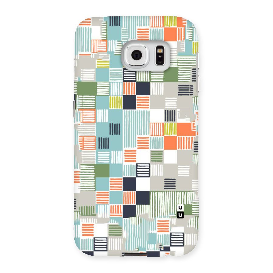 Tiny Boxes Stripes Back Case for Samsung Galaxy S6