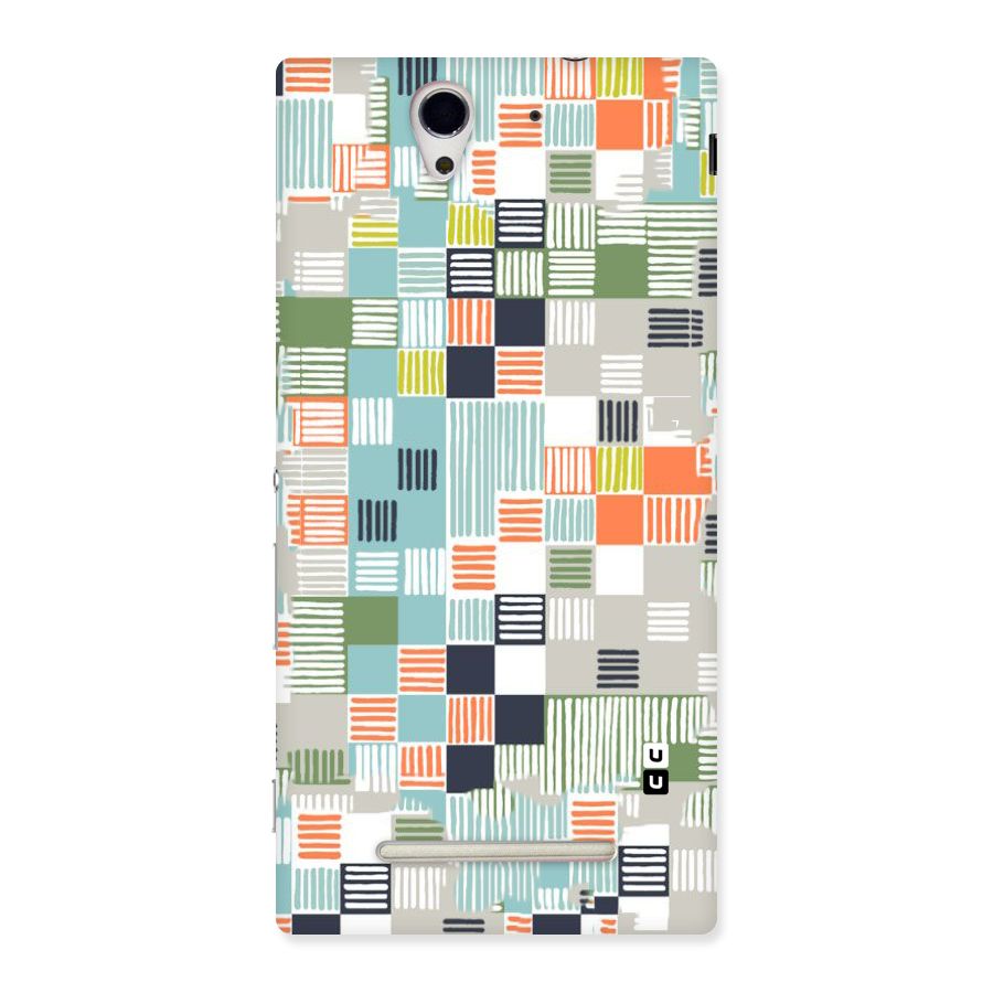 Tiny Boxes Stripes Back Case for Sony Xperia C3