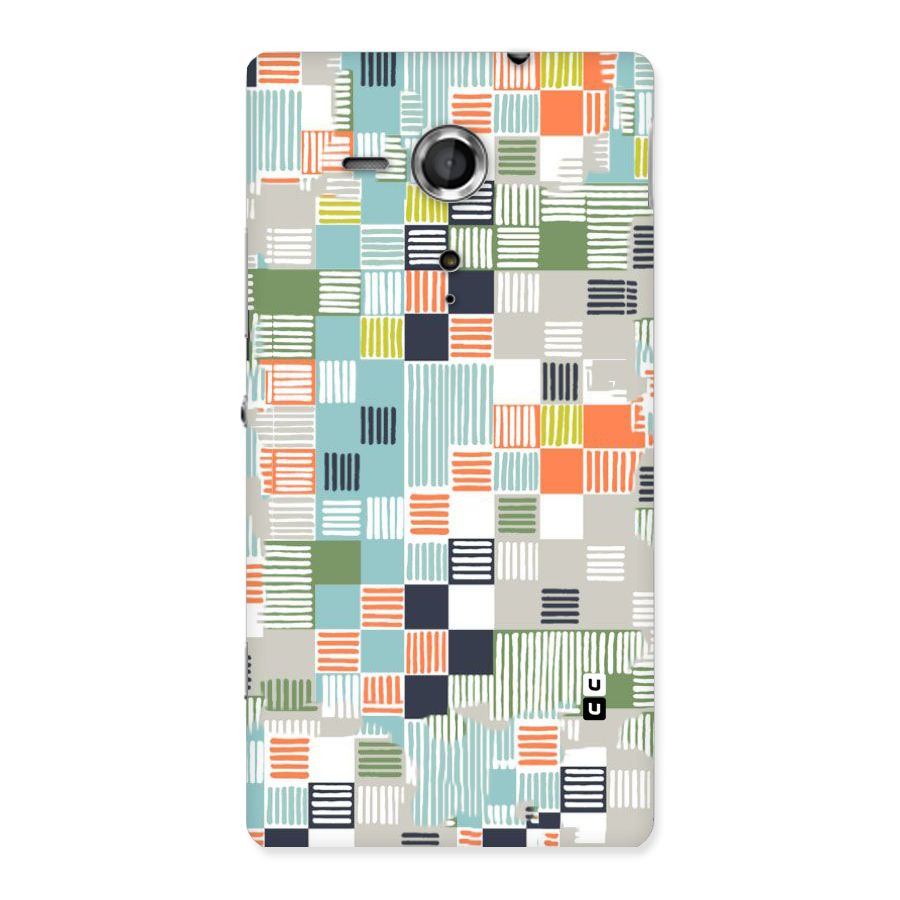 Tiny Boxes Stripes Back Case for Sony Xperia SP