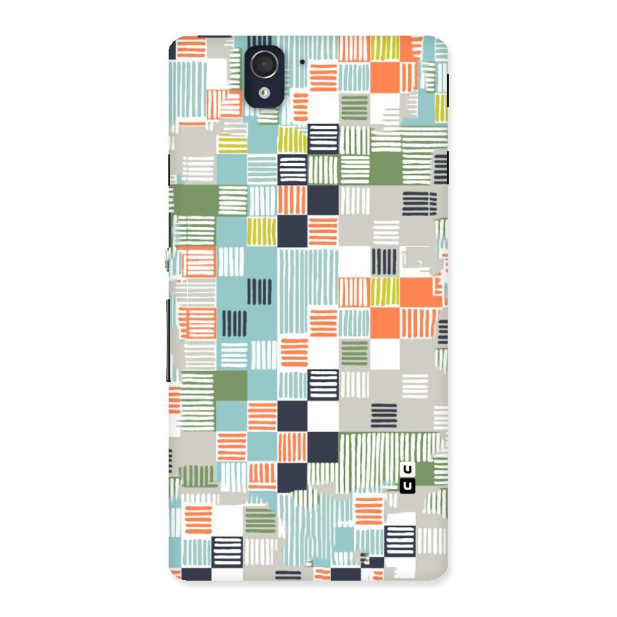 Tiny Boxes Stripes Back Case for Sony Xperia Z