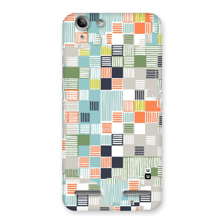 Tiny Boxes Stripes Back Case for Vibe K5