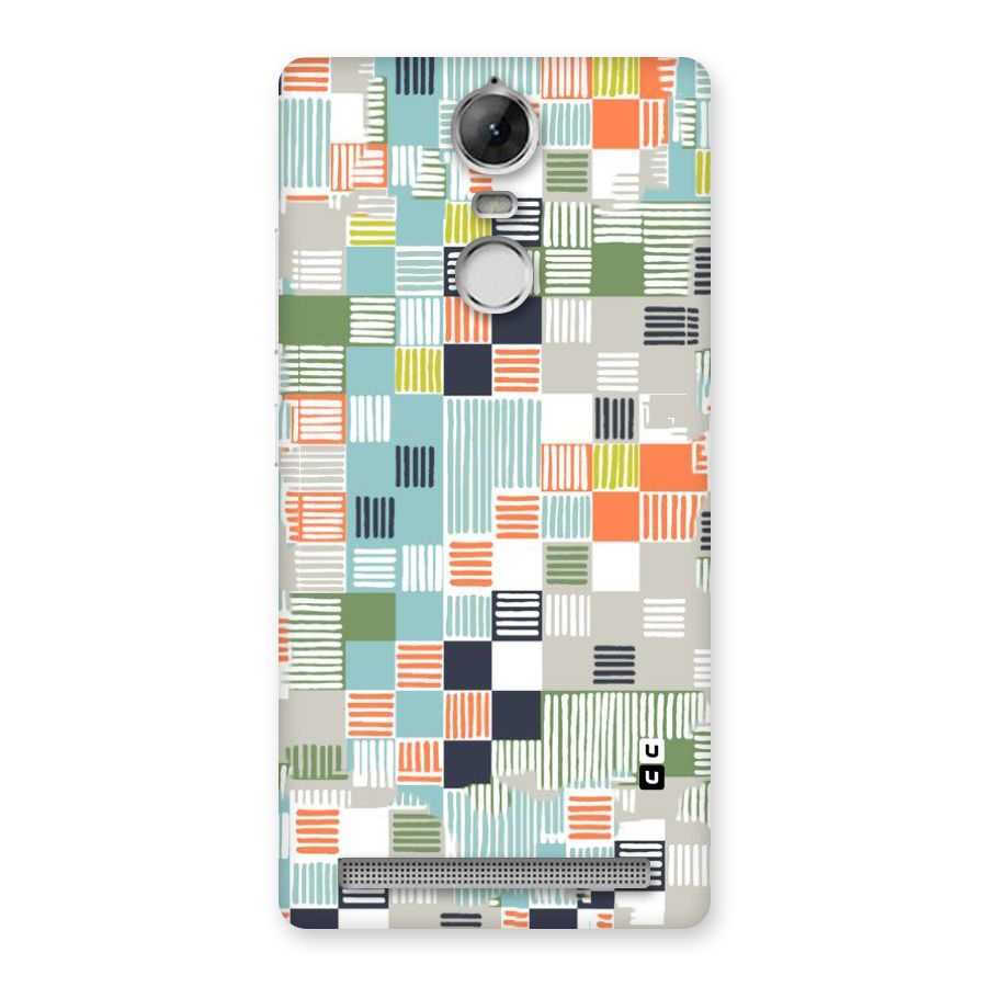 Tiny Boxes Stripes Back Case for Vibe K5 Note