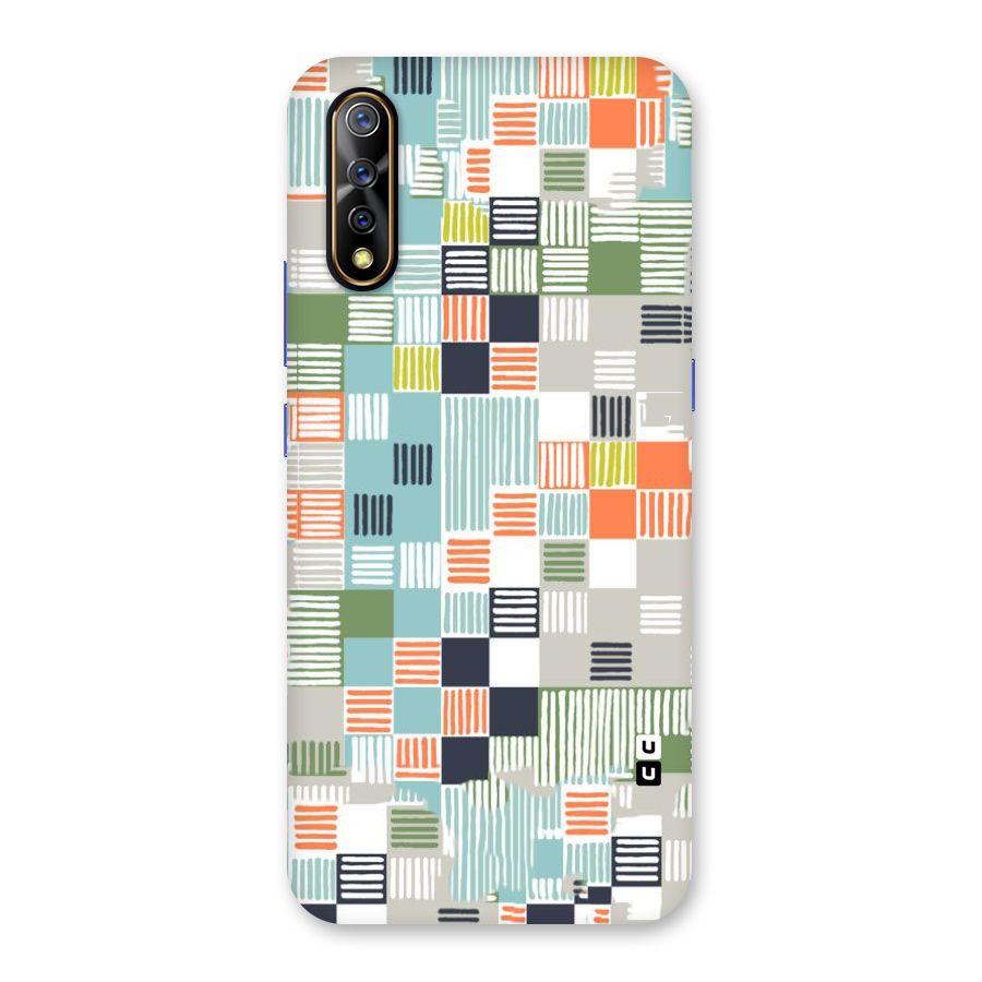 Tiny Boxes Stripes Back Case for Vivo S1