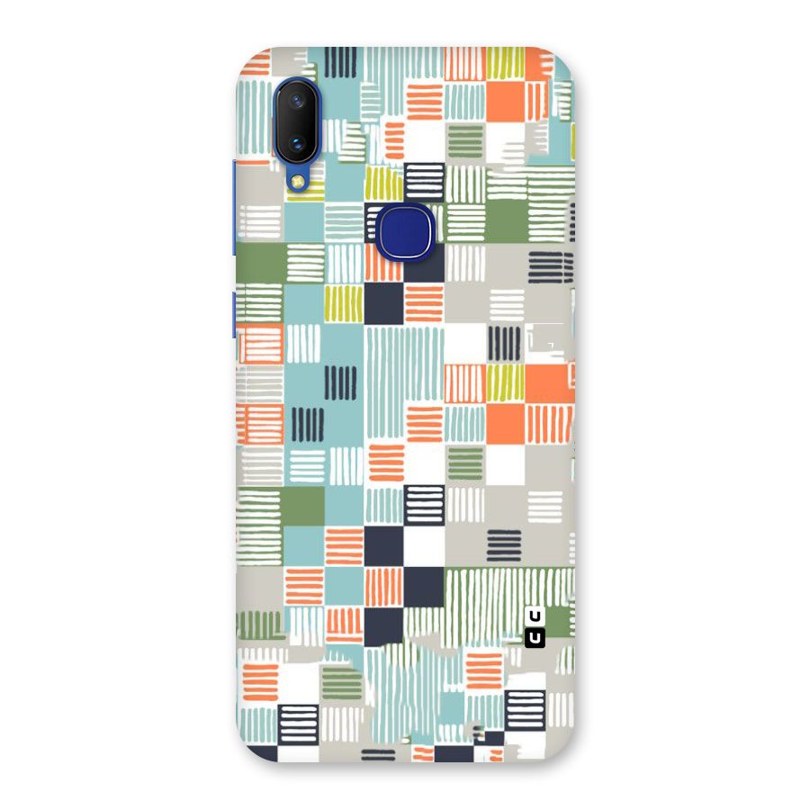 Tiny Boxes Stripes Back Case for Vivo V11