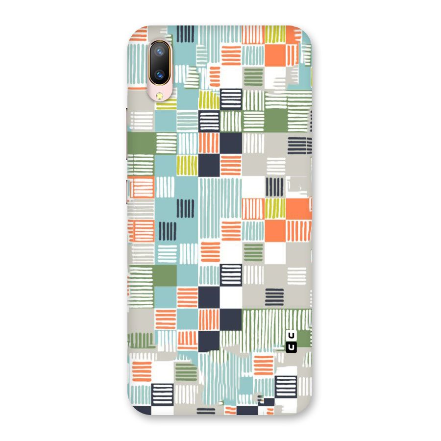 Tiny Boxes Stripes Back Case for Vivo V11 Pro