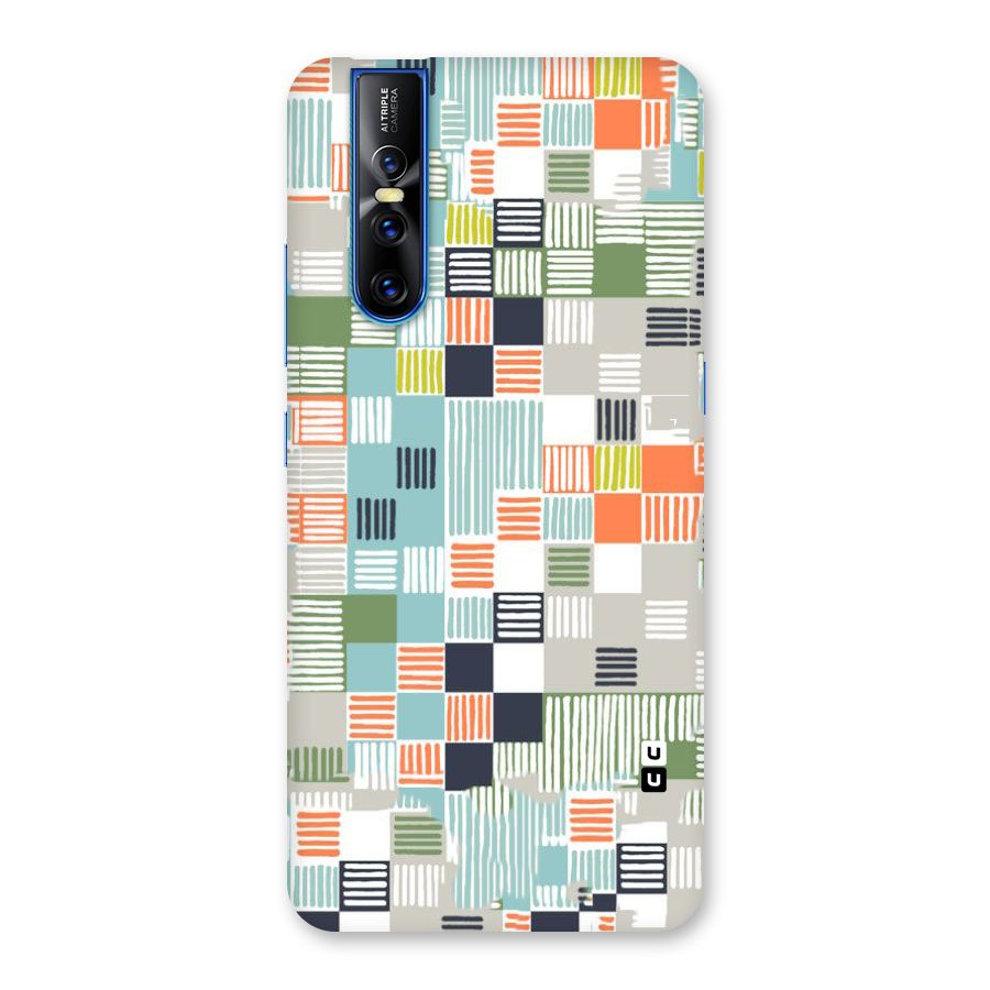 Tiny Boxes Stripes Back Case for Vivo V15 Pro