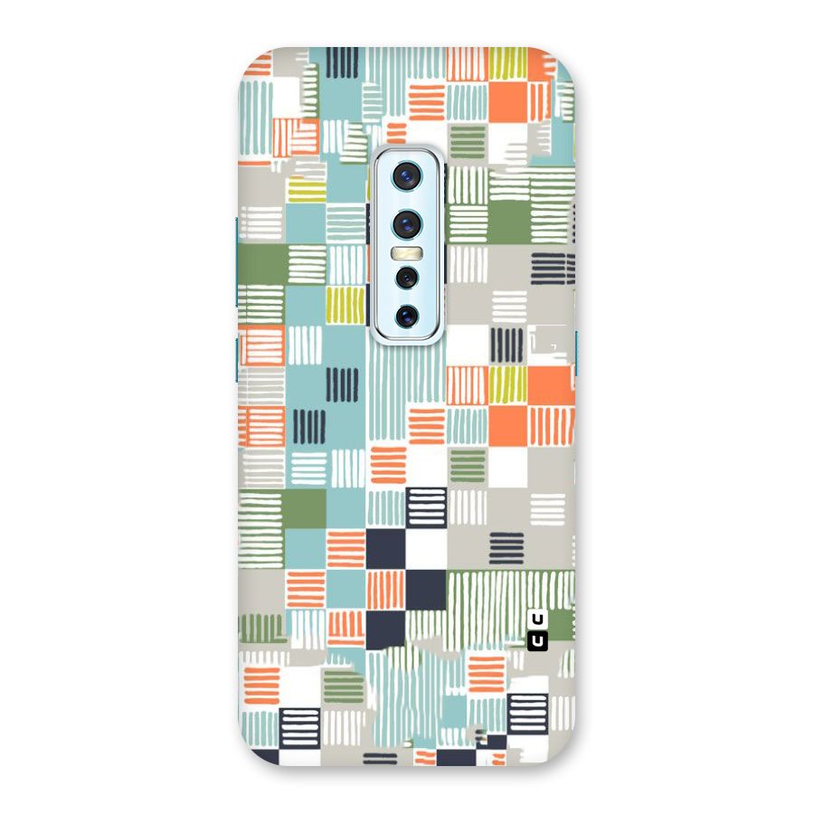 Tiny Boxes Stripes Back Case for Vivo V17 Pro