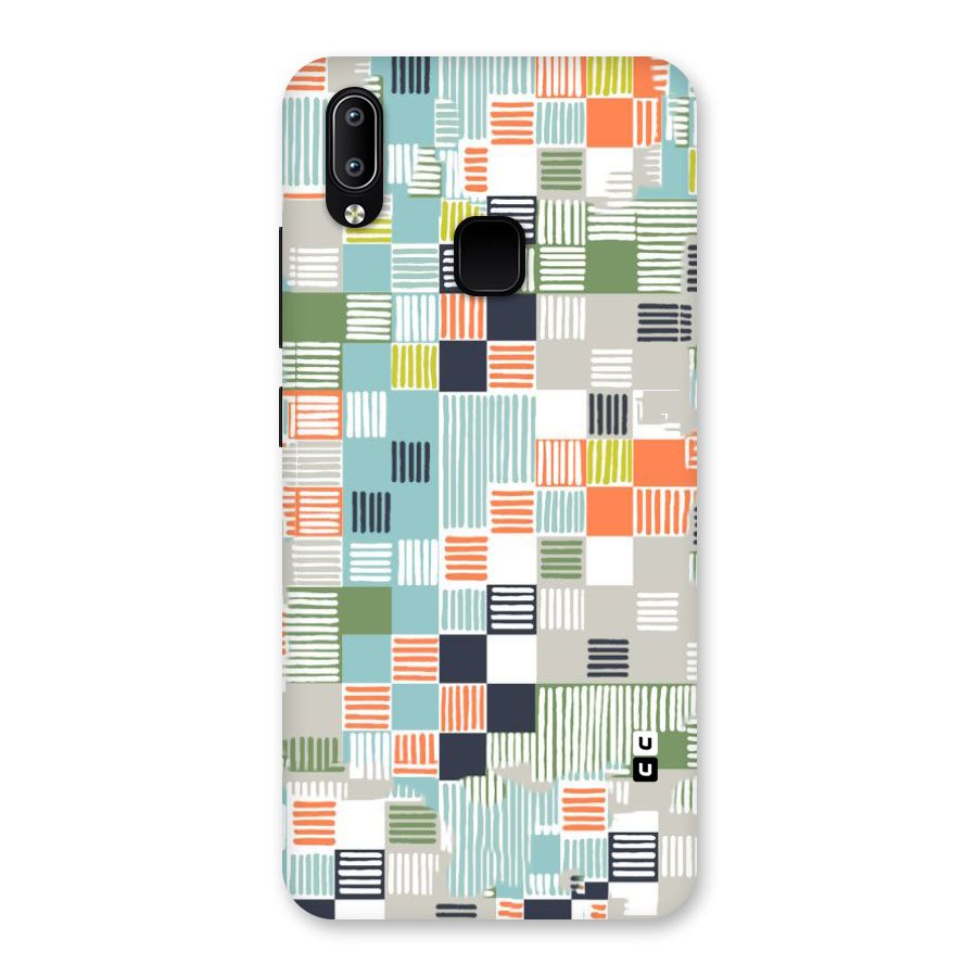 Tiny Boxes Stripes Back Case for Vivo Y95