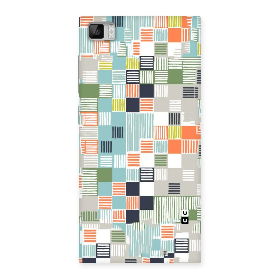 Tiny Boxes Stripes Back Case for Xiaomi Mi3