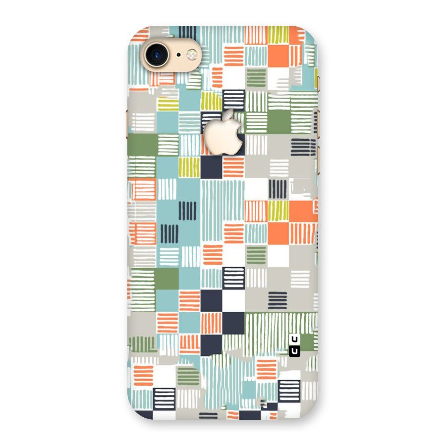 Tiny Boxes Stripes Back Case for iPhone 7 Apple Cut