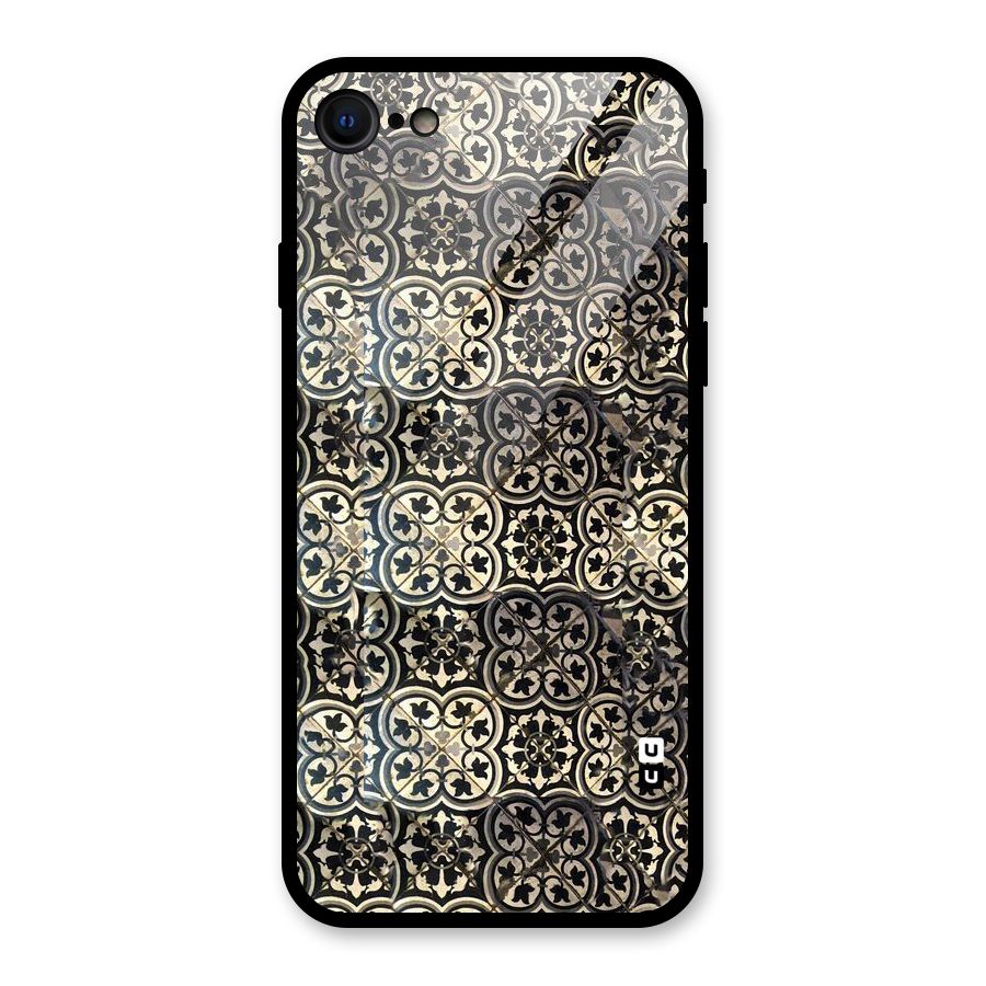 Abstract Tile Glass Back Case for iPhone 7
