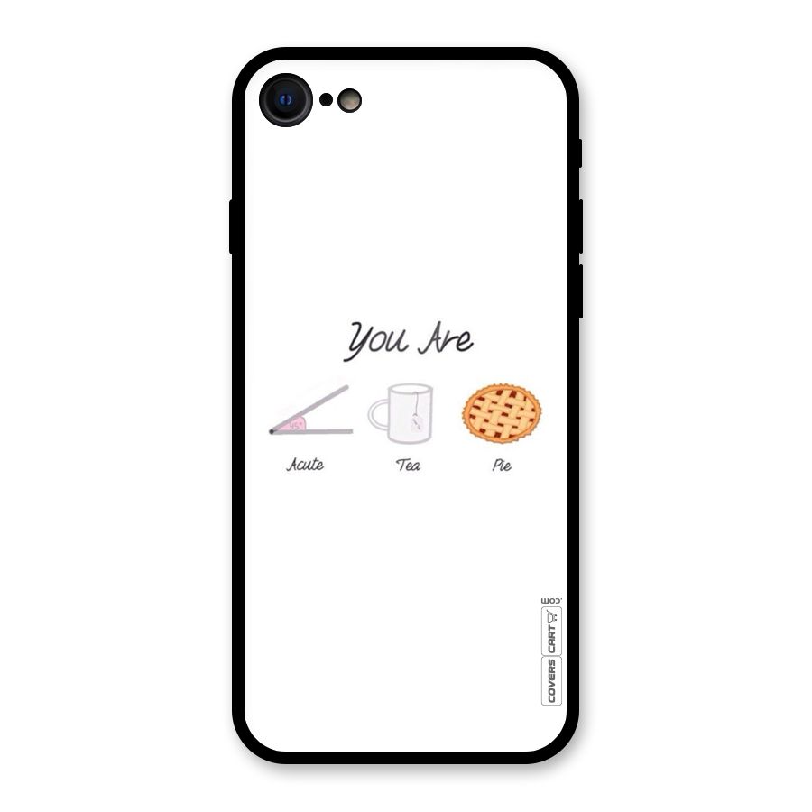 Acute Tea Pie Glass Back Case for iPhone 7