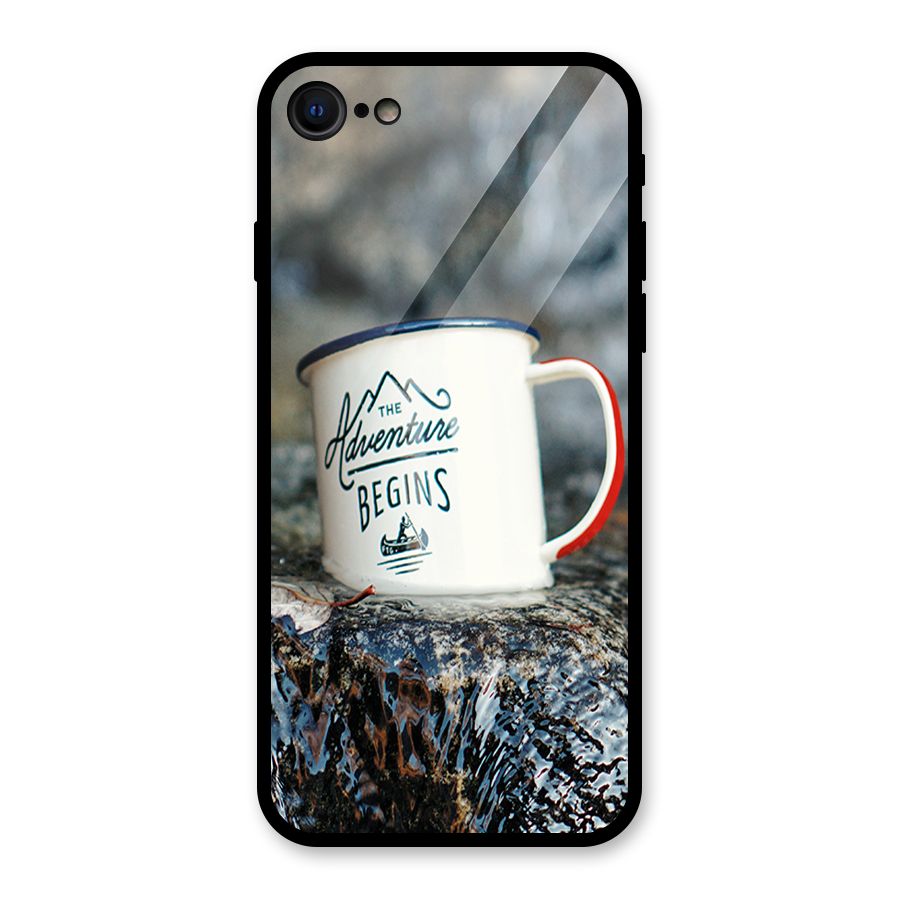 Adventure Begins Glass Back Case for iPhone 7