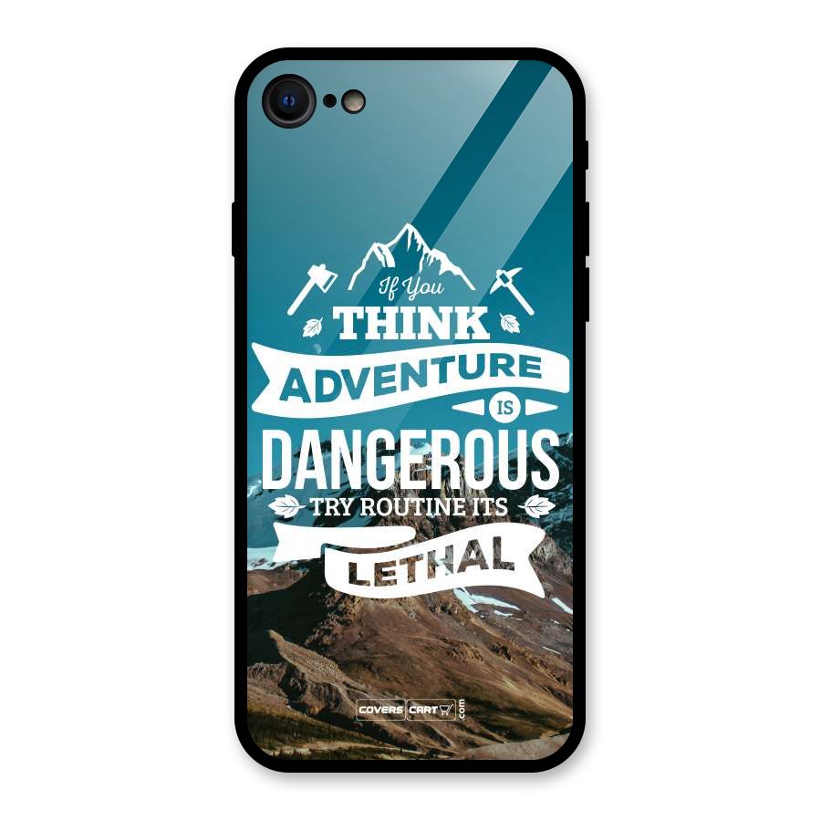 Adventure Dangerous Lethal Glass Back Case for iPhone 7