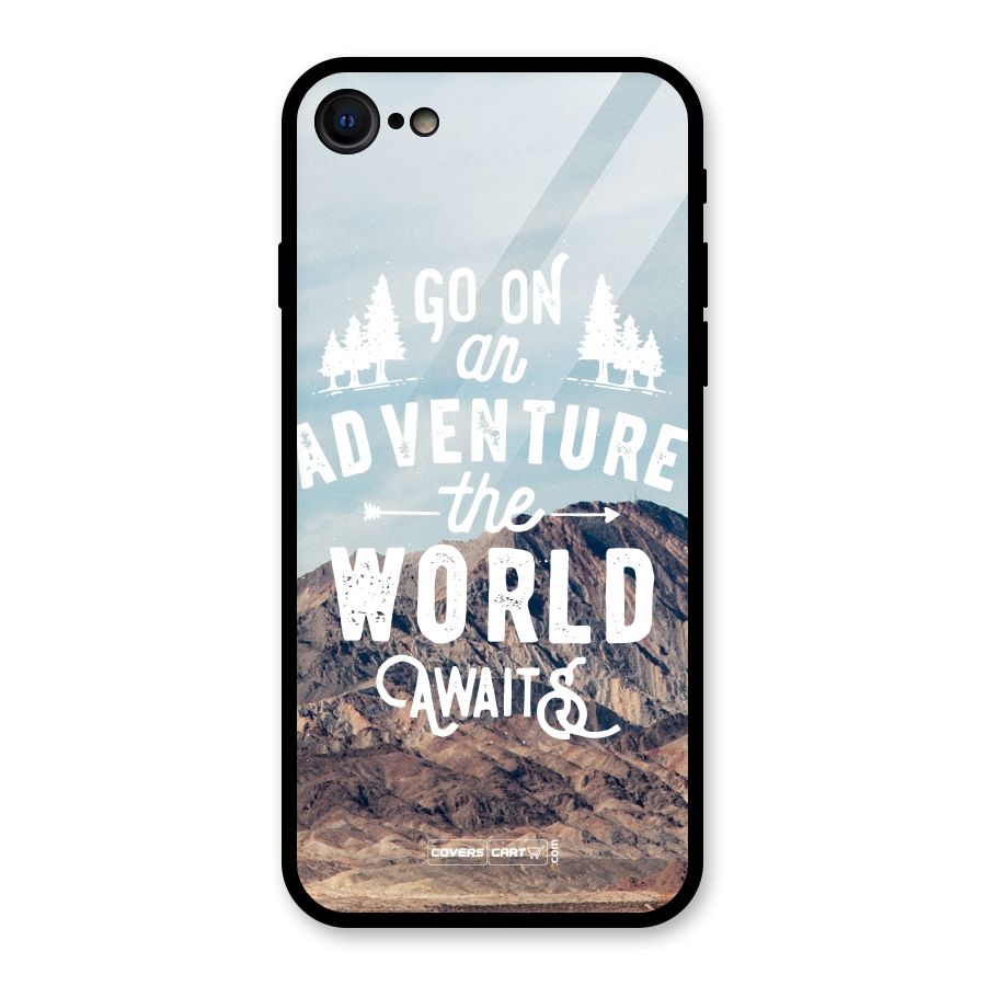 Adventure World Glass Back Case for iPhone 7