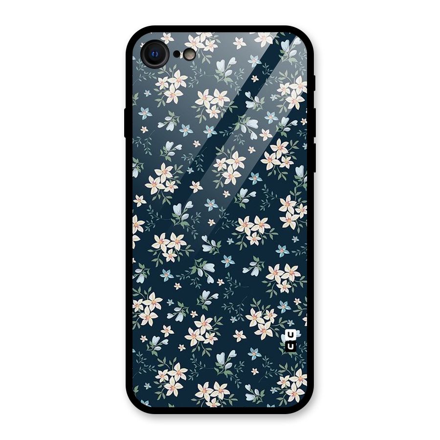 Aesthetic Bloom Glass Back Case for iPhone 7