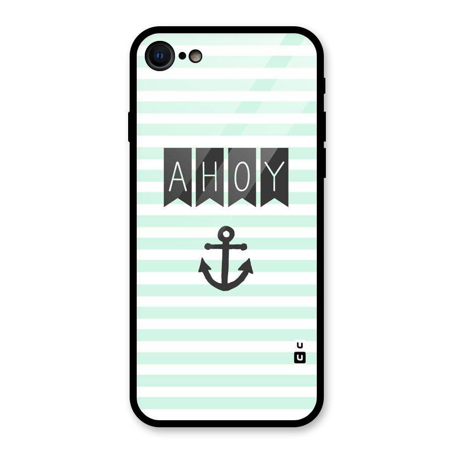 Ahoy Sailor Glass Back Case for iPhone 7