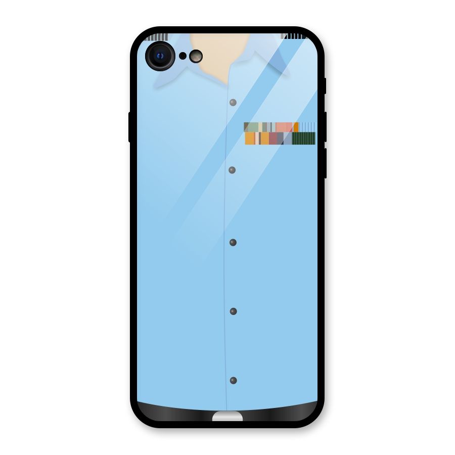Air Force Uniform Glass Back Case for iPhone 7