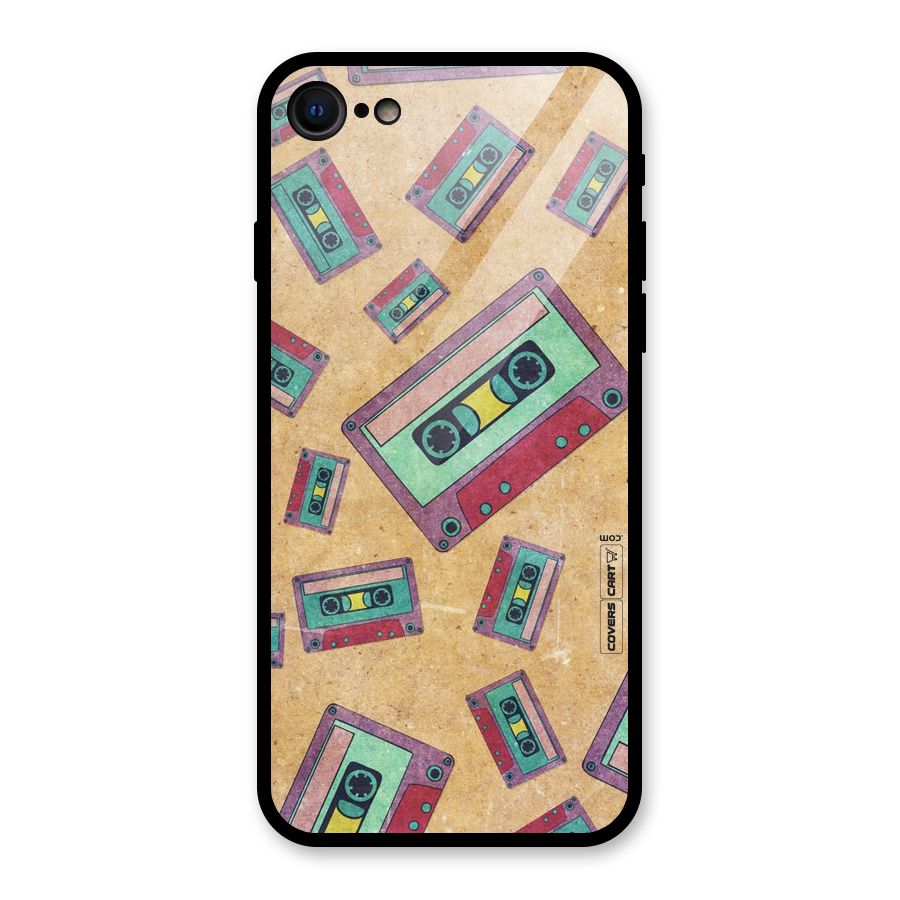 Ancient Cassettes Glass Back Case for iPhone 7