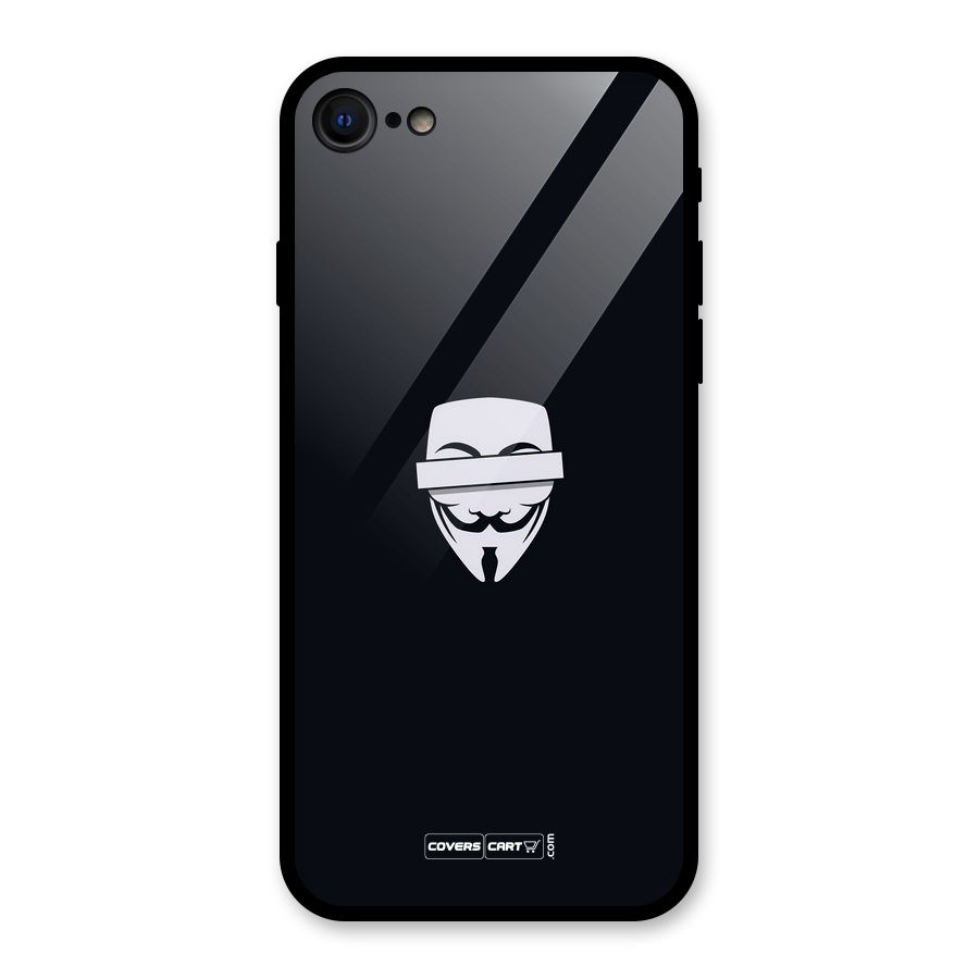 Anonymous Mask Glass Back Case for iPhone 7