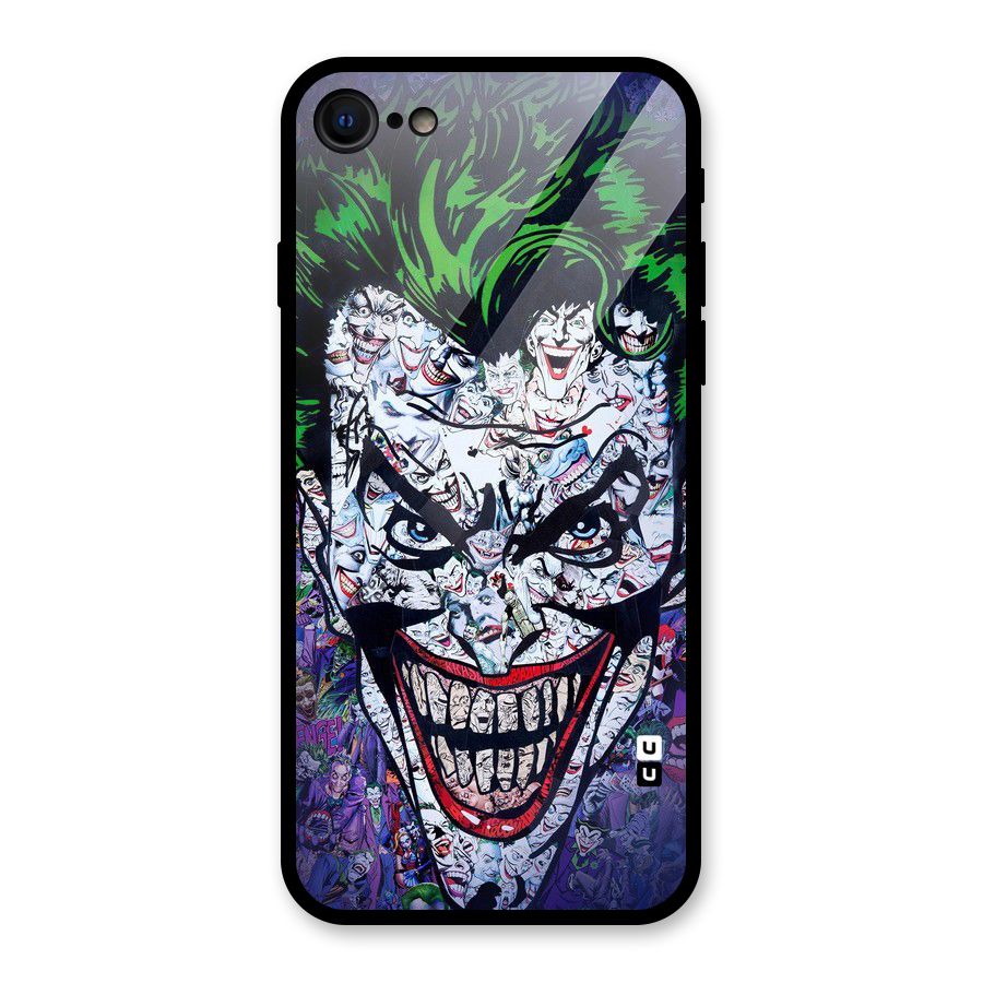 Art Face Glass Back Case for iPhone 7