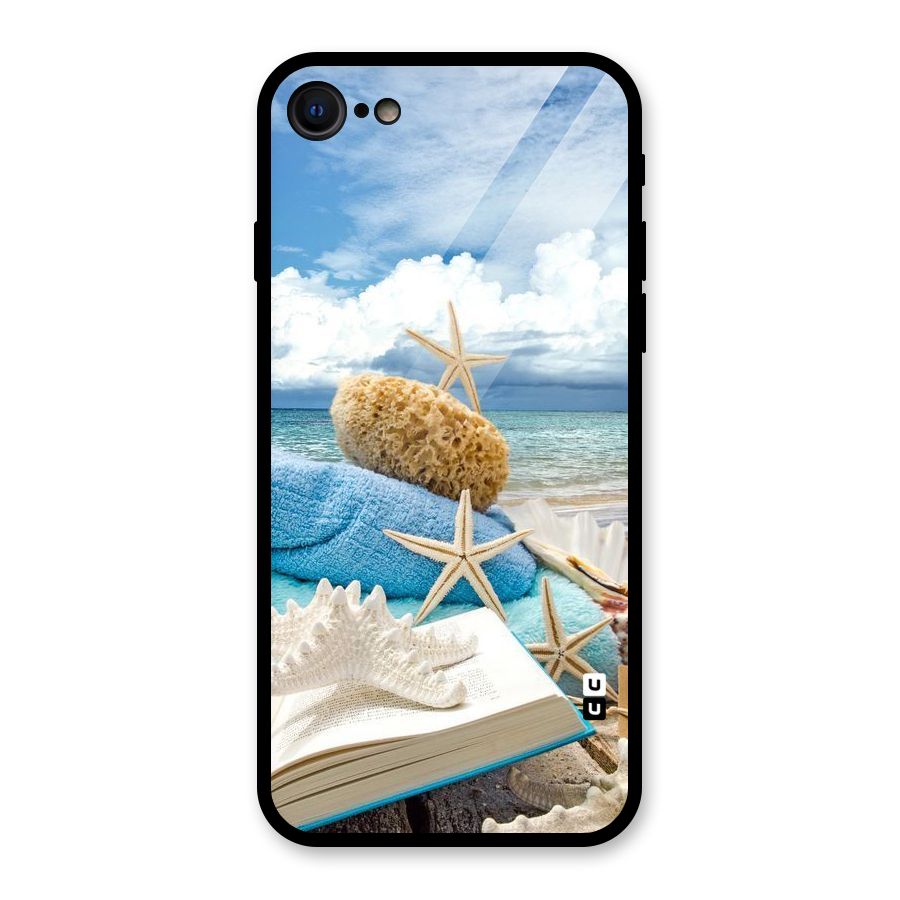Beach Sky Glass Back Case for iPhone 7
