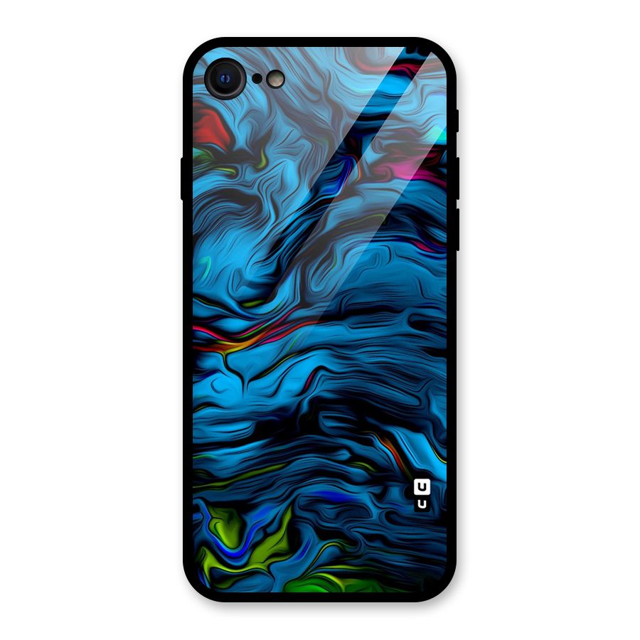 Beautiful Abstract Design Art Glass Back Case for iPhone 7