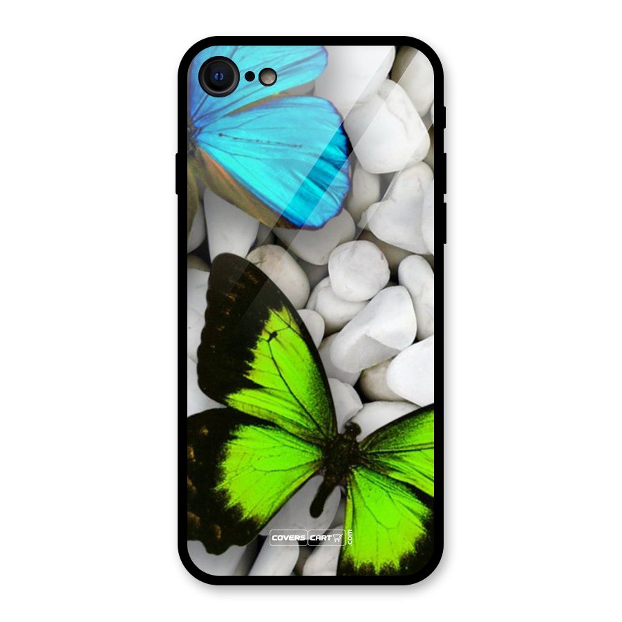 Beautiful Butterflies Glass Back Case for iPhone 7