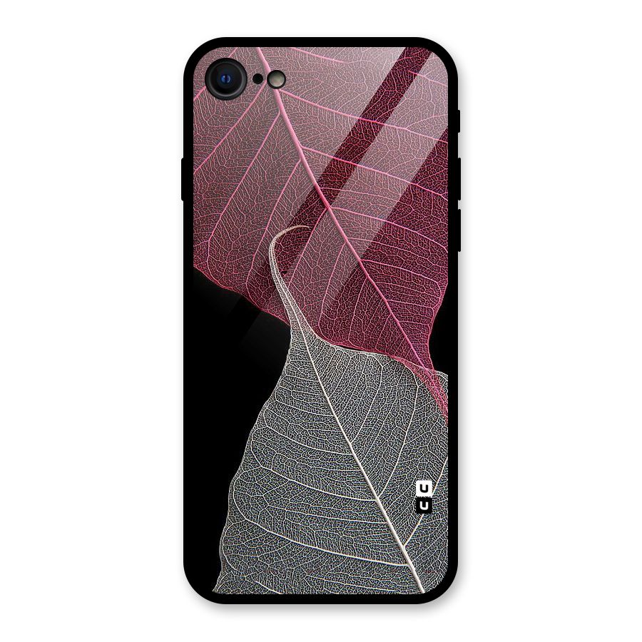 Beauty Leaf Glass Back Case for iPhone 7