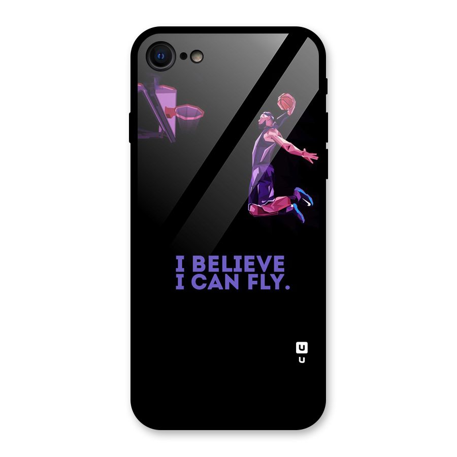 Believe And Fly Glass Back Case for iPhone 7