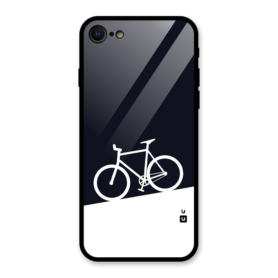 Bicycle Minimal Art Glass Back Case for iPhone 7
