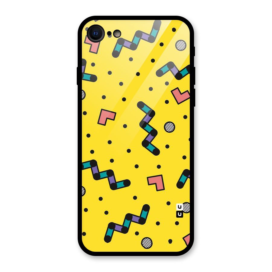 Block Shades Glass Back Case for iPhone 7